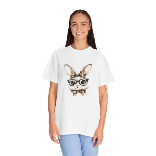 Chic Bunny Graphic T-Shirt - Stylish Unisex Tee for Animal Lovers - Image 10