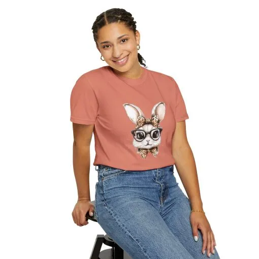 Chic Bunny Graphic T-Shirt - Stylish Unisex Tee for Animal Lovers - Image 14