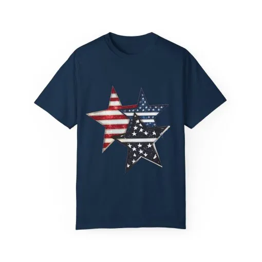 Patriotic Star Spangled Unisex T-Shirt - Image 13