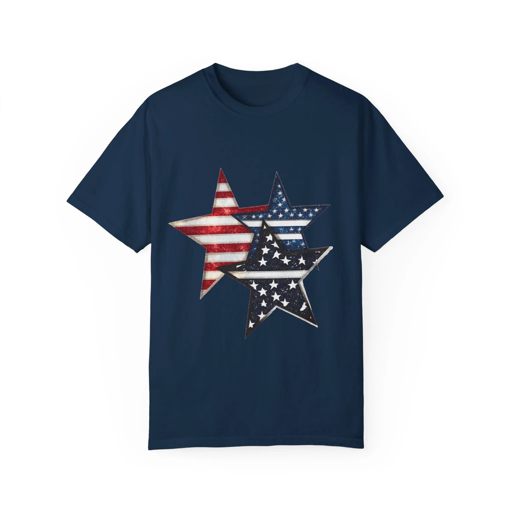 Patriotic Star Spangled Unisex T-Shirt - Image 13