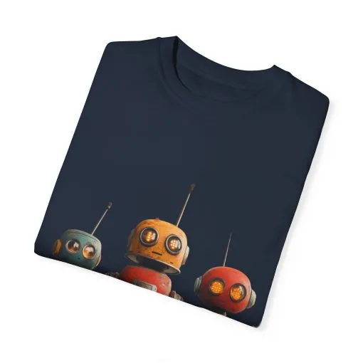 Vintage Robot Graphic Unisex T-shirt - Perfect for Tech Lovers - Image 26