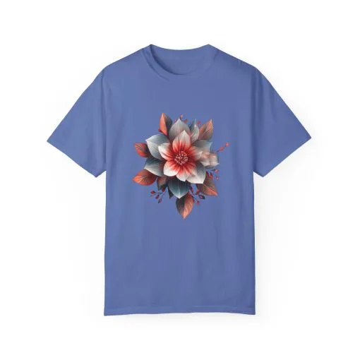 Botanical Floral Unisex Garment-Dyed T-shirt - Perfect for Nature Lovers - Image 25
