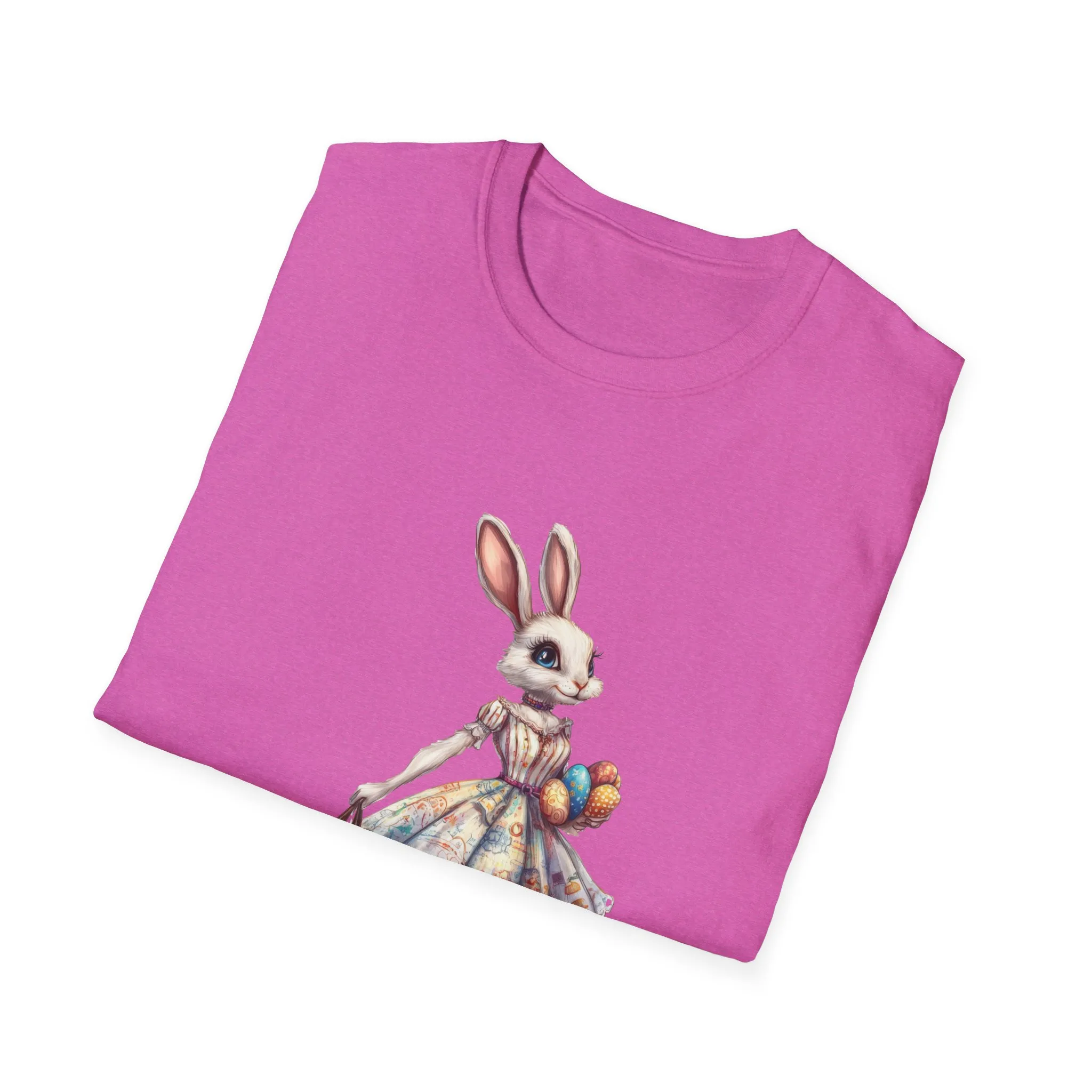 Easter Bunny Softstyle Unisex T-Shirt - Cute Spring Design for Holiday Celebrations - Image 43