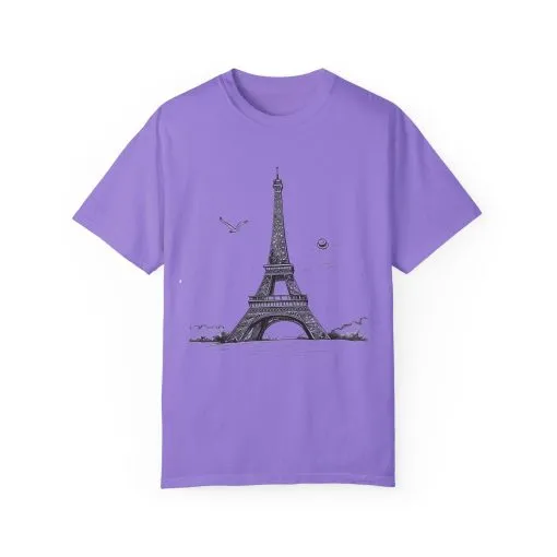 Eiffel Tower Graphic Unisex T-Shirt - Vintage Parisian Style - Image 25