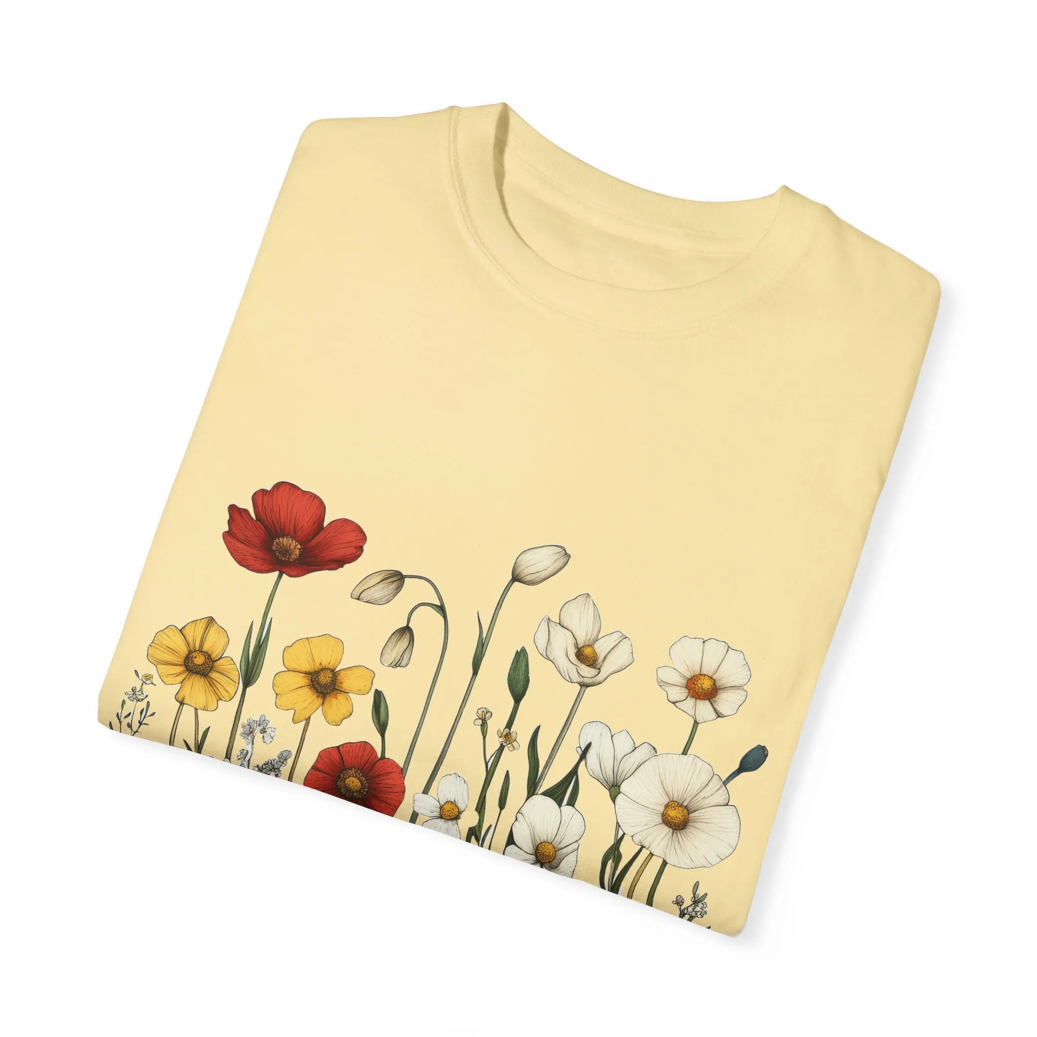 Floral Garden Unisex T-Shirt | Eco-Friendly, Casual Style for Spring & Summer - Image 8
