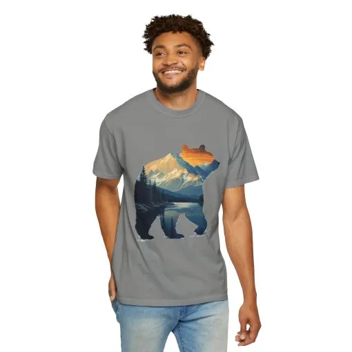 Mountain Bear Graphic T-Shirt | Nature Lover Apparel - Image 24