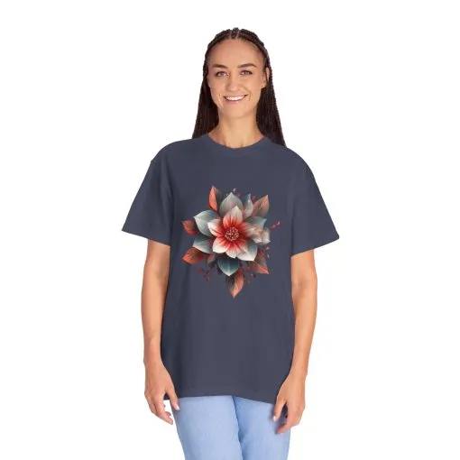 Botanical Floral Unisex Garment-Dyed T-shirt - Perfect for Nature Lovers - Image 39