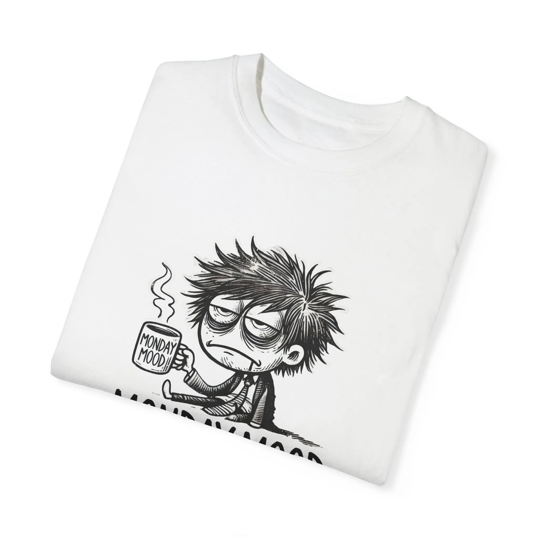 Unisex 'Monday Mood' Garment-Dyed T-Shirt - Perfect for Casual Days - Image 2