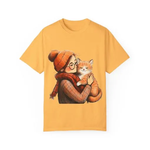 Elegantly Flowing Dance Silhouette Unisex Garment-Dyed T-Shirt - Image 19