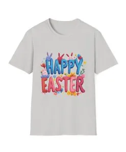 Easter Joy Unisex Softstyle T-Shirt - Spring Floral Design
