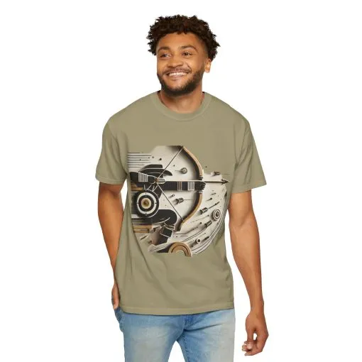 Retro-Inspired Unisex Garment-Dyed T-Shirt - Vintage Graphic Design - Image 16