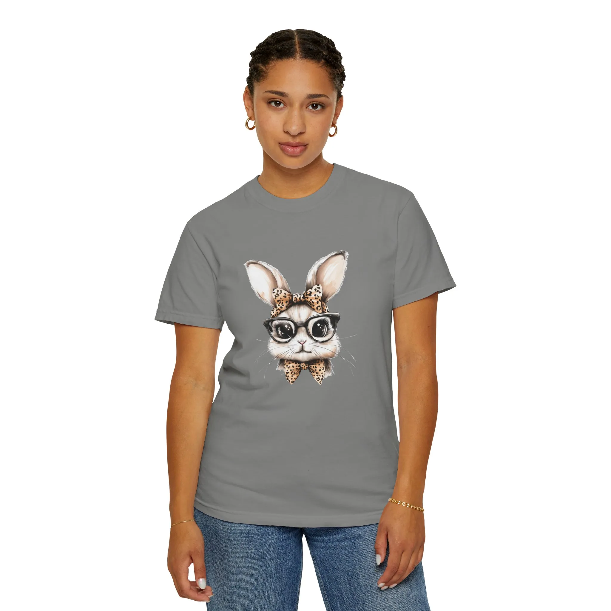 Chic Bunny Graphic T-Shirt - Stylish Unisex Tee for Animal Lovers - Image 40