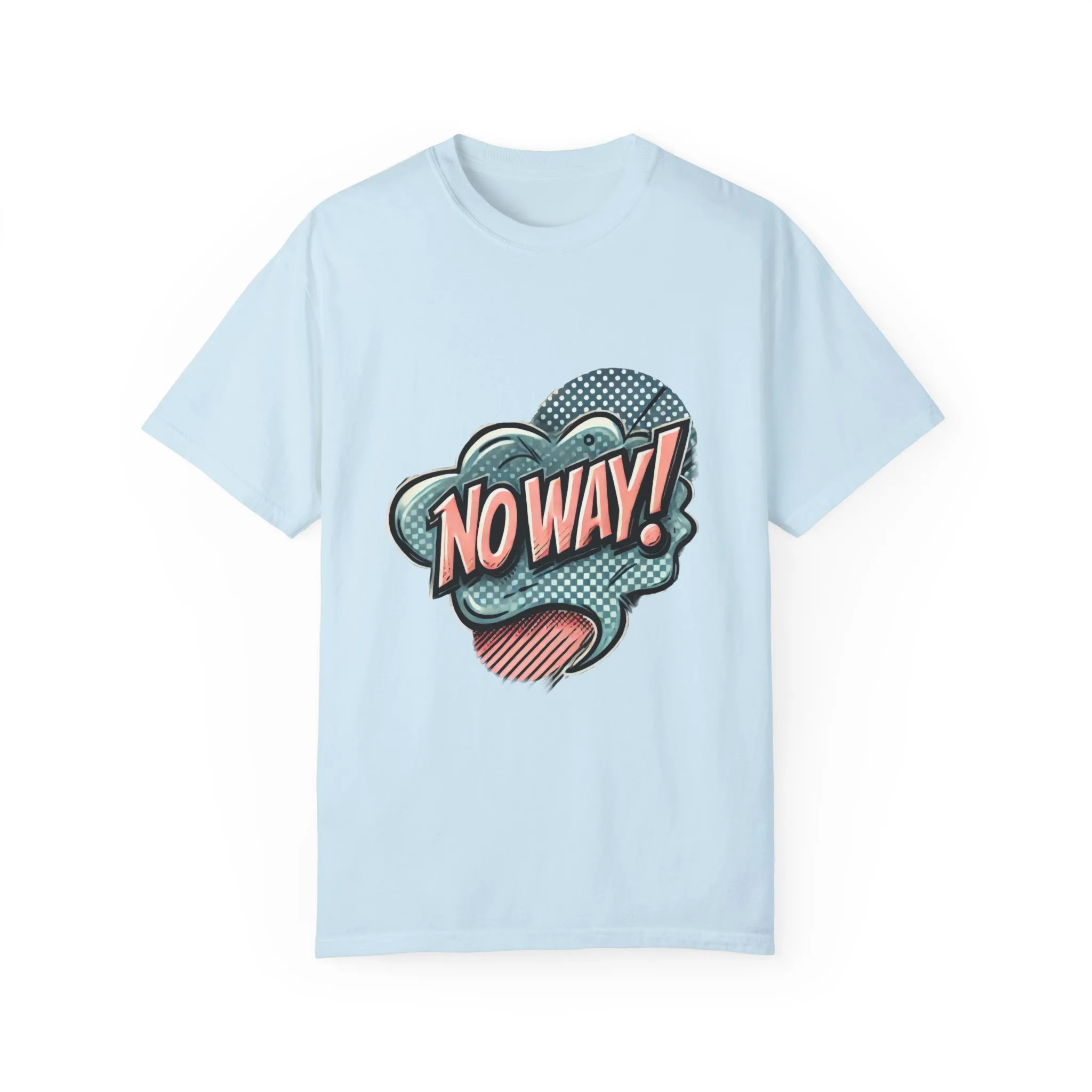 'No Way!' Graphic Tee - Unisex Garment-Dyed T-Shirt for Casual Vibes - Image 25