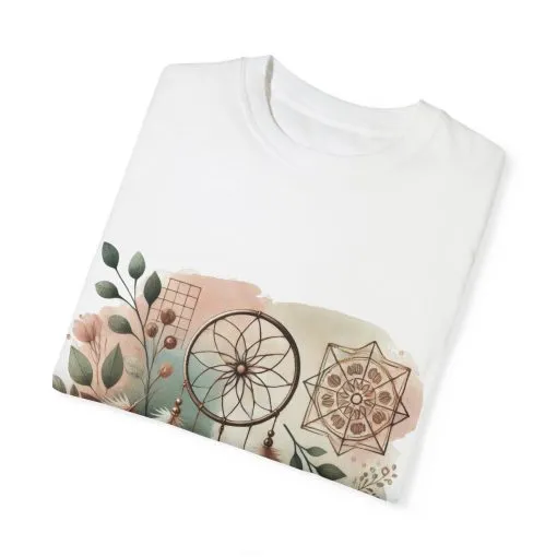 Dreamcatcher Boho T-Shirt | Unisex Garment-Dyed Tee for Spiritual Vibes - Image 6