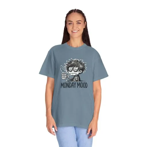 Unisex 'Monday Mood' Garment-Dyed T-Shirt - Perfect for Casual Days - Image 38