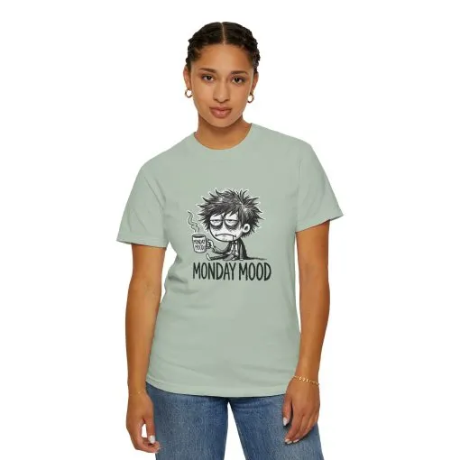 Unisex 'Monday Mood' Garment-Dyed T-Shirt - Perfect for Casual Days - Image 12