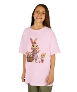 Easter Bunny Kids Tee - Fun and Colorful Heavy Cotton™ Shirt for Spring Celebrations