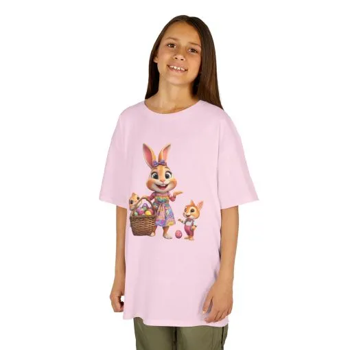 Easter Bunny Kids Tee - Fun and Colorful Heavy Cotton™ Shirt for Spring Celebrations