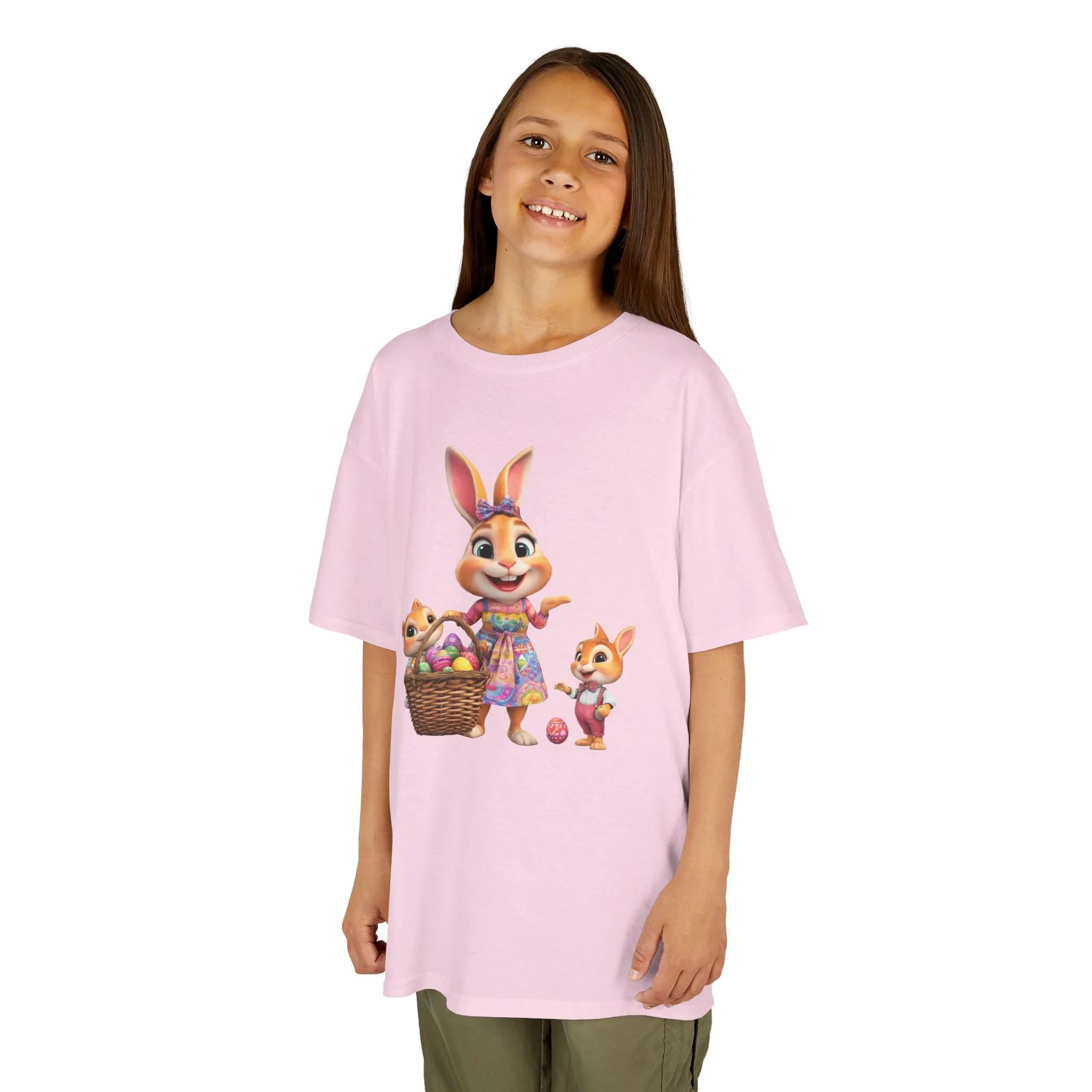 Easter Bunny Kids Tee - Fun and Colorful Heavy Cotton™ Shirt for Spring Celebrations