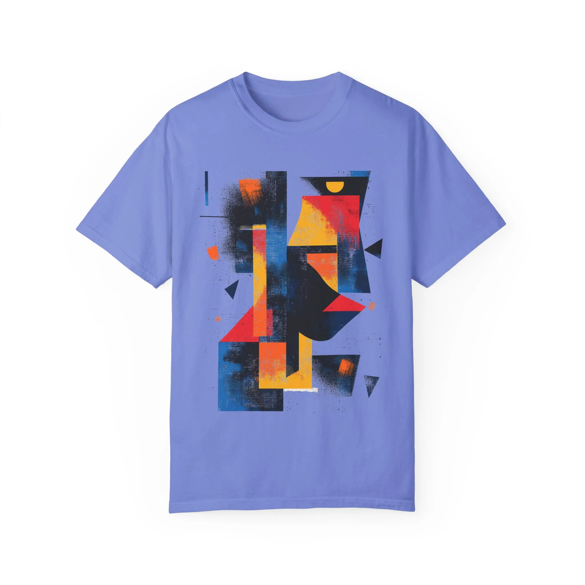 Colorful Abstract Art T-Shirt | Unisex Garment-Dyed Tee - Image 25