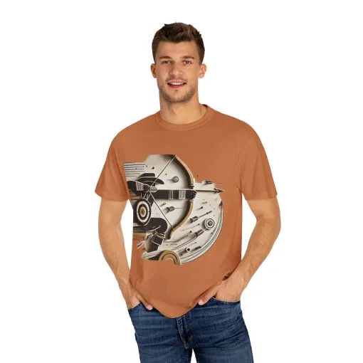 Retro-Inspired Unisex Garment-Dyed T-Shirt - Vintage Graphic Design - Image 11