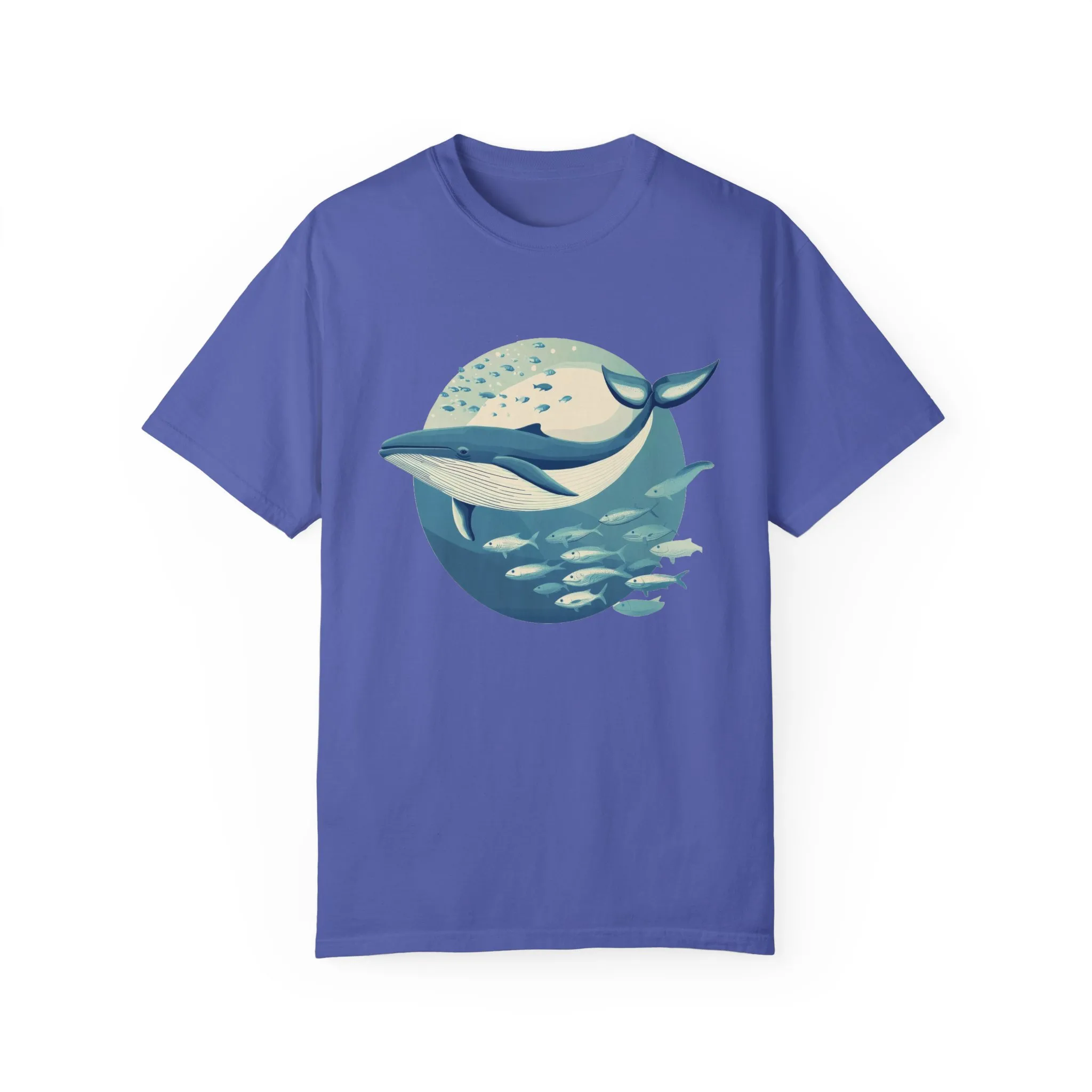 Whale Watching Unisex Garment-Dyed T-Shirt | Ocean Lover's Tee - Image 13
