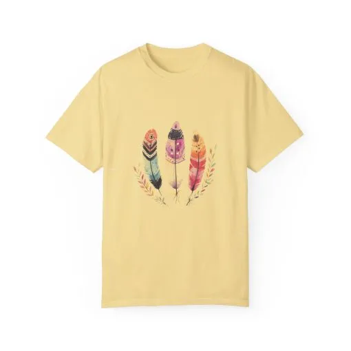 Boho Feather Graphic Unisex T-Shirt - Perfect for Nature Lovers & Casual Outfits - Image 16