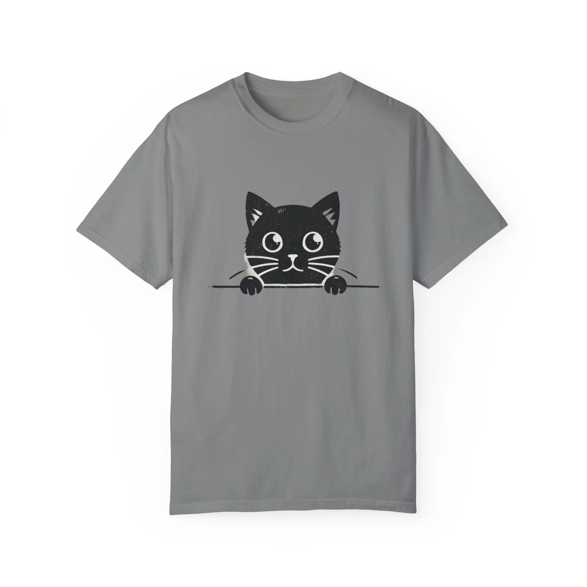 Cute Cat Design Unisex Garment-Dyed T-Shirt - Perfect for Animal Lovers - Image 14