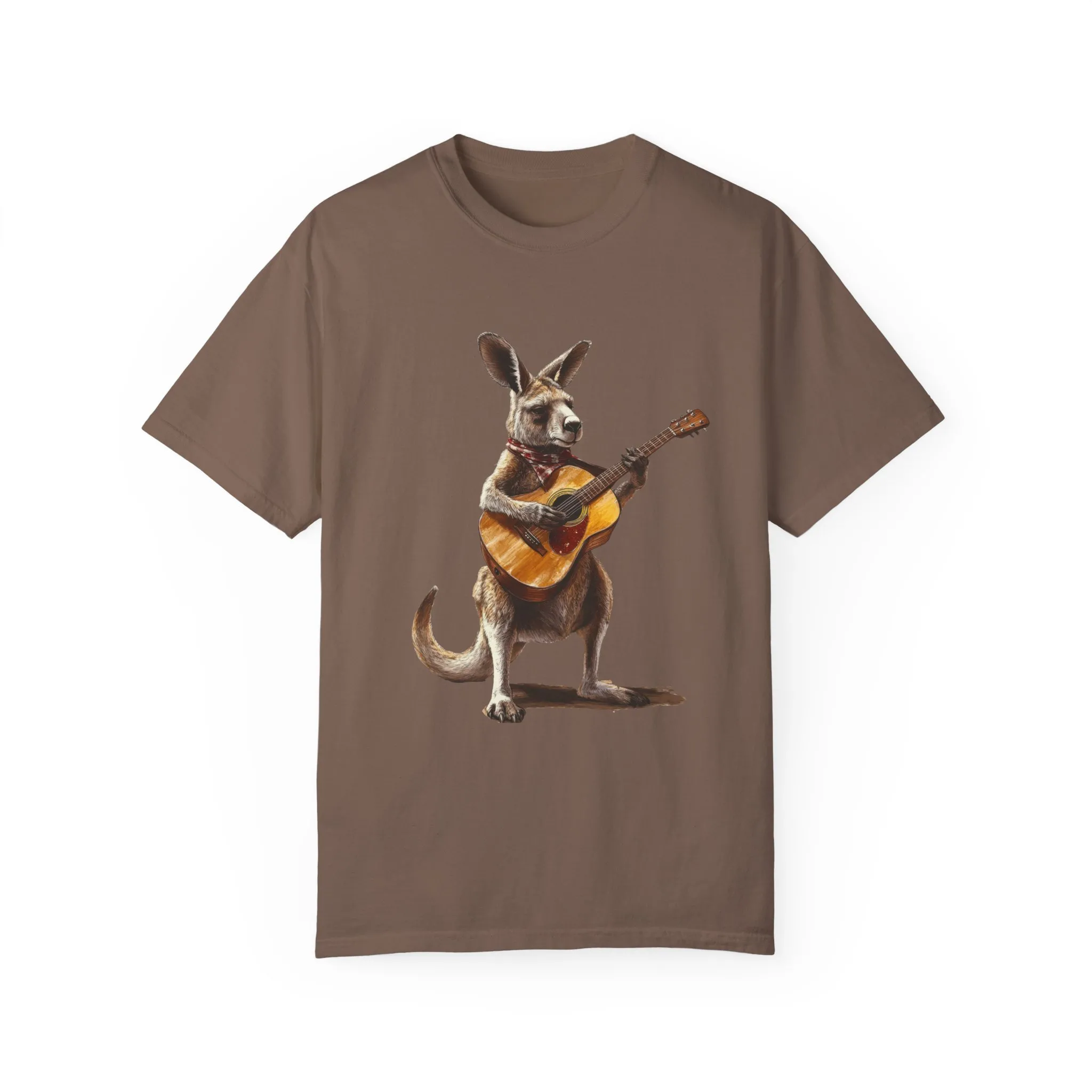 Funny Kangaroo Playing Guitar Unisex T-shirt - Image 25