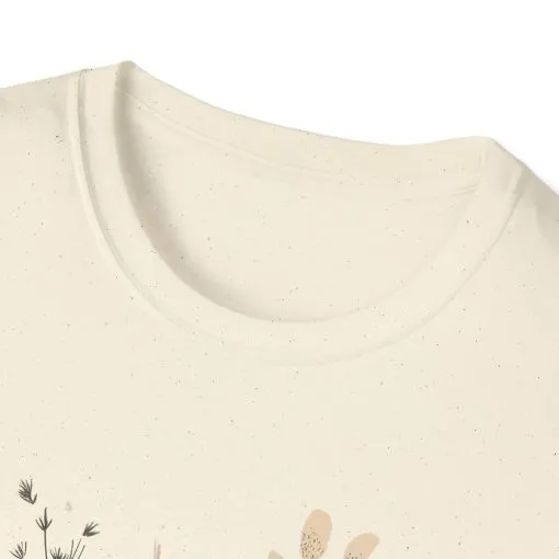 Easter Bunny Floral T-Shirt | Unisex Spring Apparel - Image 2