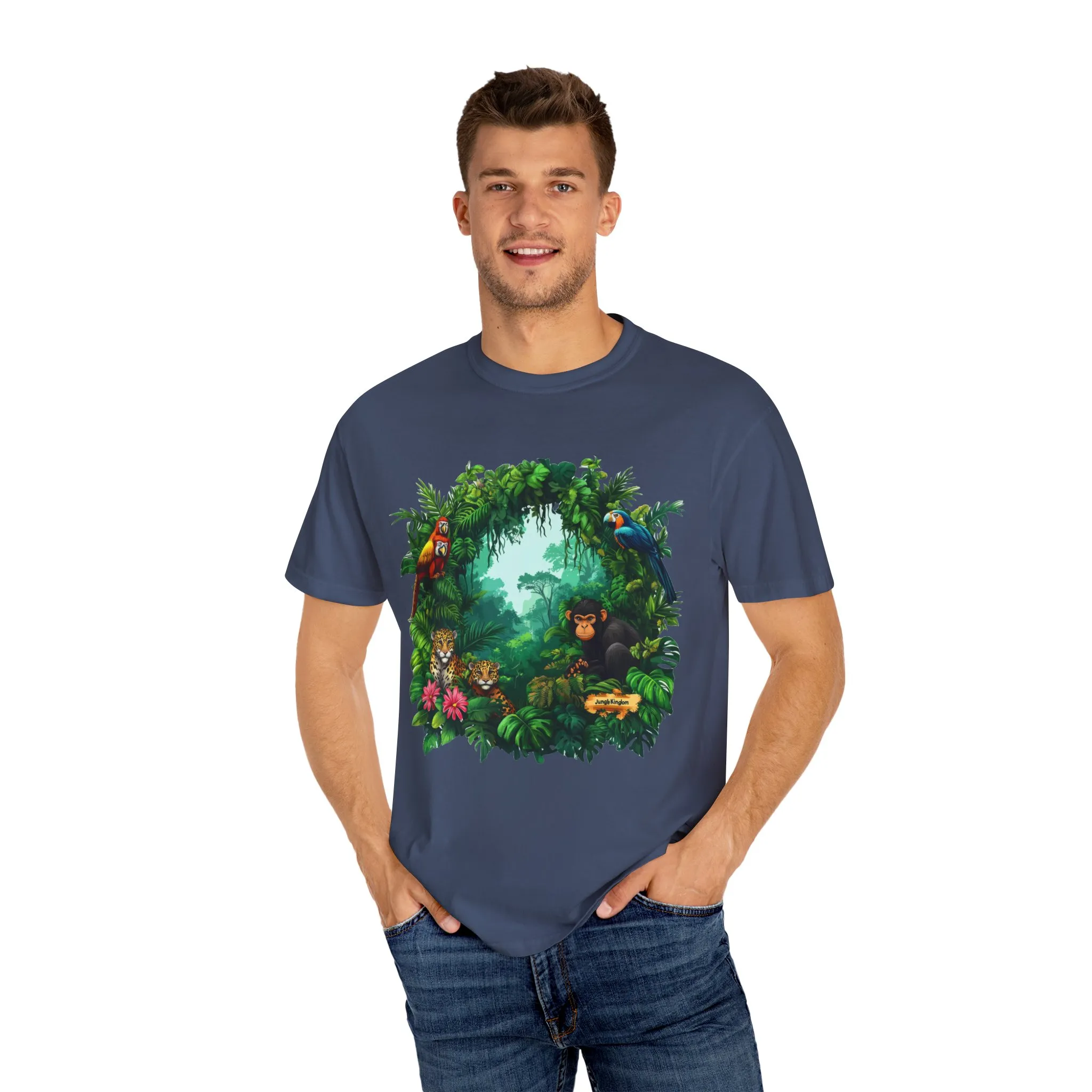Tropical Jungle Animal T-Shirt | Unisex Garment-Dyed Tee for Nature Lovers - Image 11