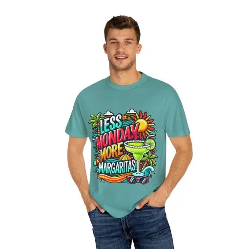 Less Monday More Margaritas Unisex T-Shirt - Fun Summer Vibes - Image 32
