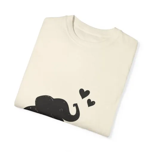 Heartwarming Elephant Love Unisex T-Shirt - Image 14