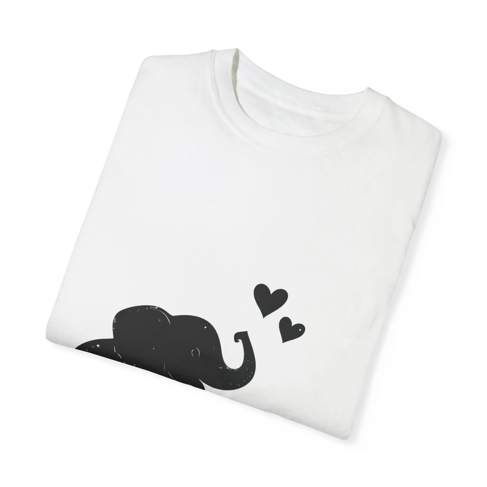 Heartwarming Elephant Love Unisex T-Shirt - Image 6