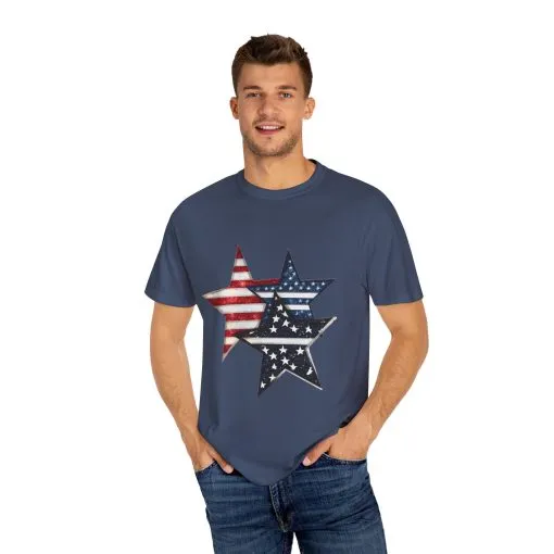 Patriotic Star Spangled Unisex T-Shirt - Image 11