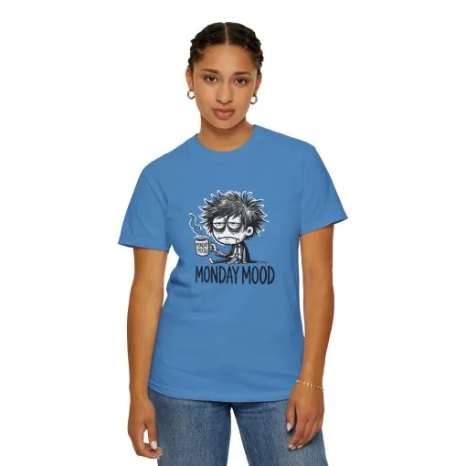 Unisex 'Monday Mood' Garment-Dyed T-Shirt - Perfect for Casual Days - Image 42
