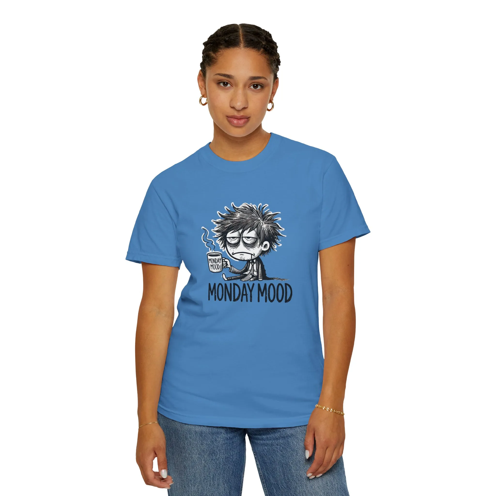 Unisex 'Monday Mood' Garment-Dyed T-Shirt - Perfect for Casual Days - Image 42