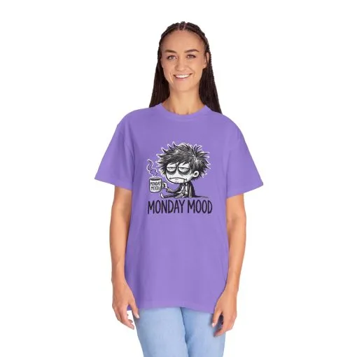 Unisex 'Monday Mood' Garment-Dyed T-Shirt - Perfect for Casual Days - Image 48