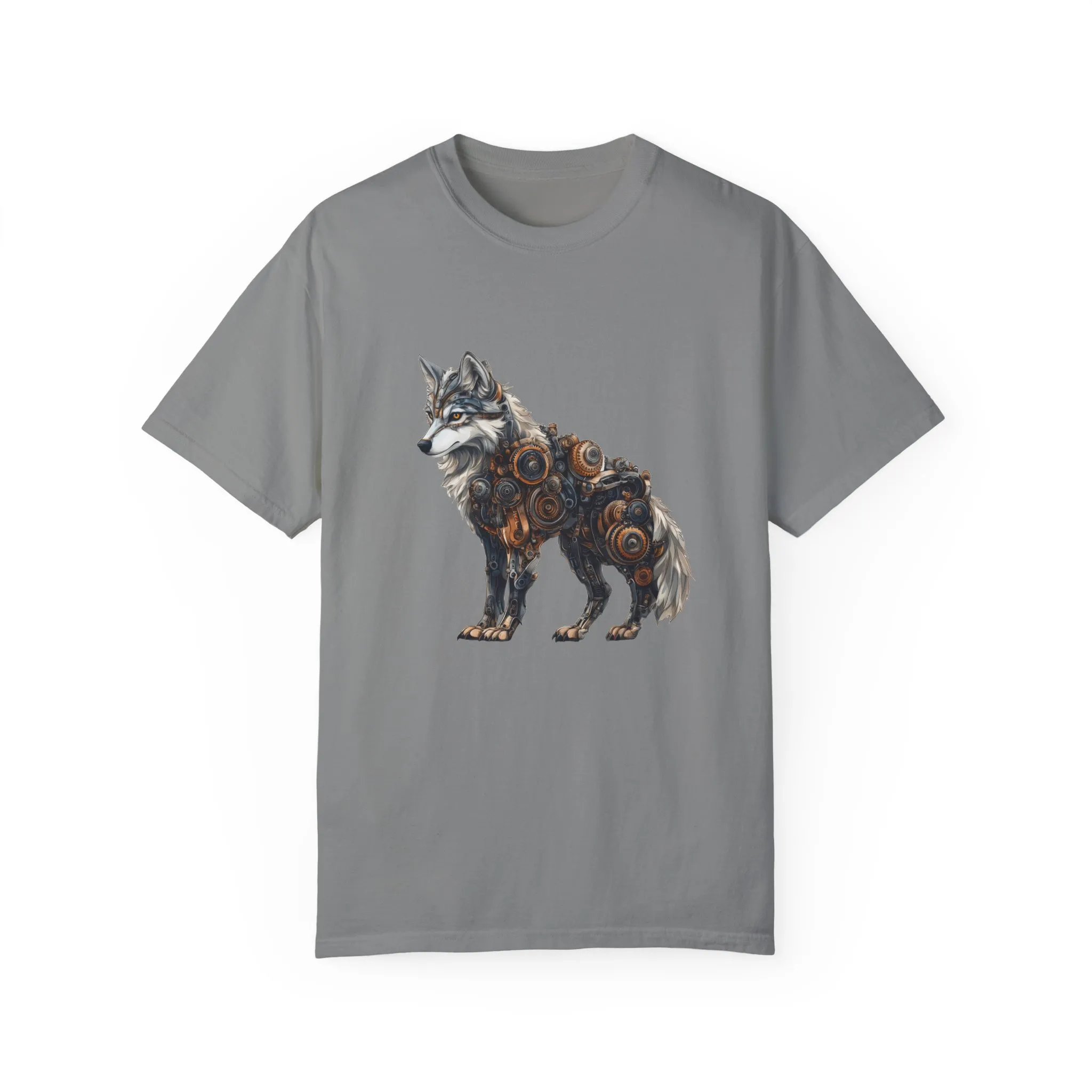 Mechanical Wolf Unisex T-Shirt - Unique Graphic Tee for Animal Lovers - Image 16