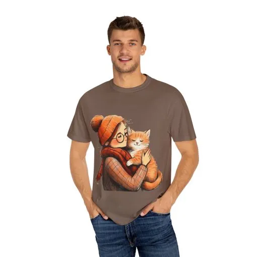 Elegantly Flowing Dance Silhouette Unisex Garment-Dyed T-Shirt - Image 30