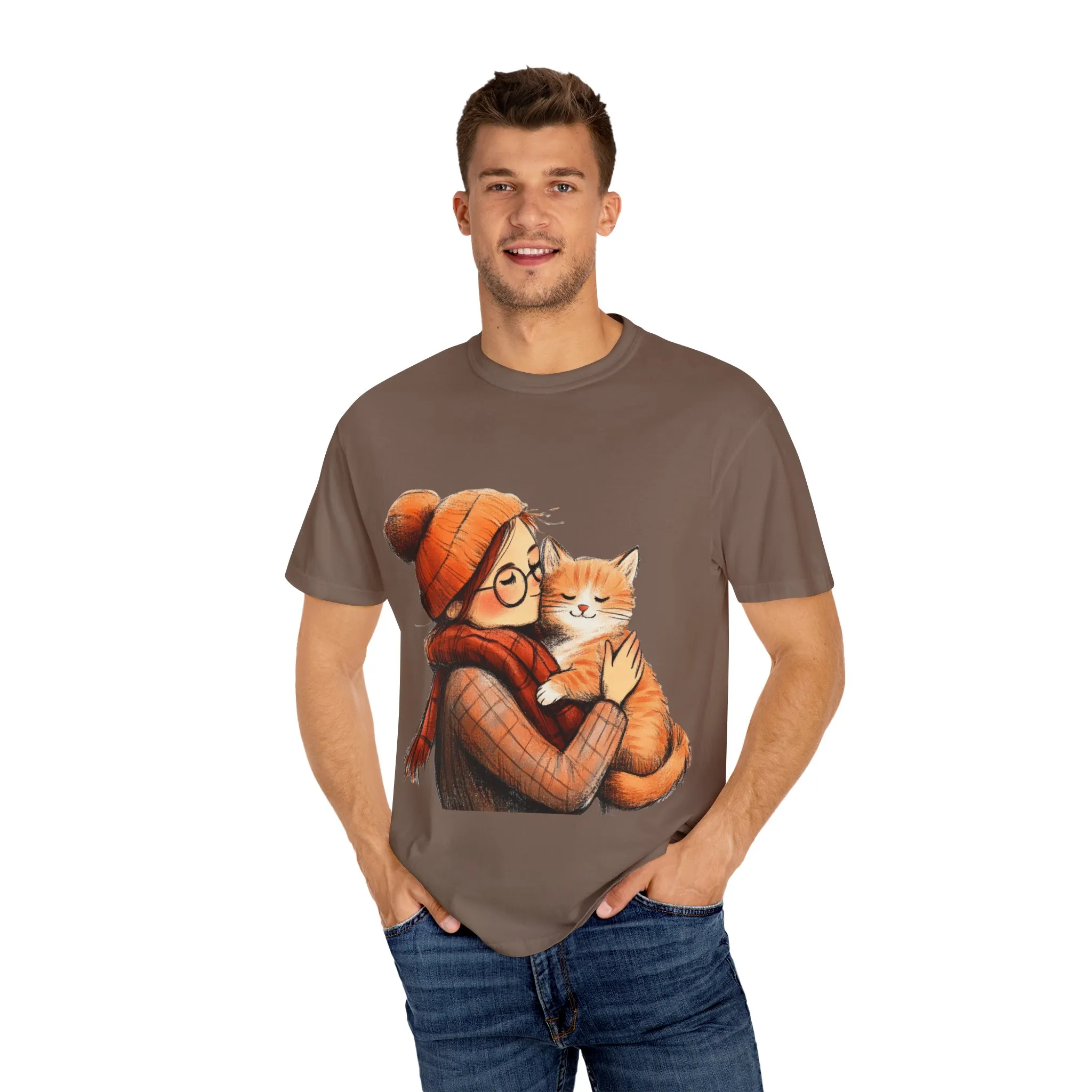Elegantly Flowing Dance Silhouette Unisex Garment-Dyed T-Shirt - Image 30