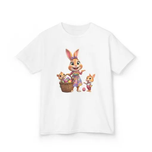 Easter Bunny Kids Tee - Fun and Colorful Heavy Cotton™ Shirt for Spring Celebrations - Image 5