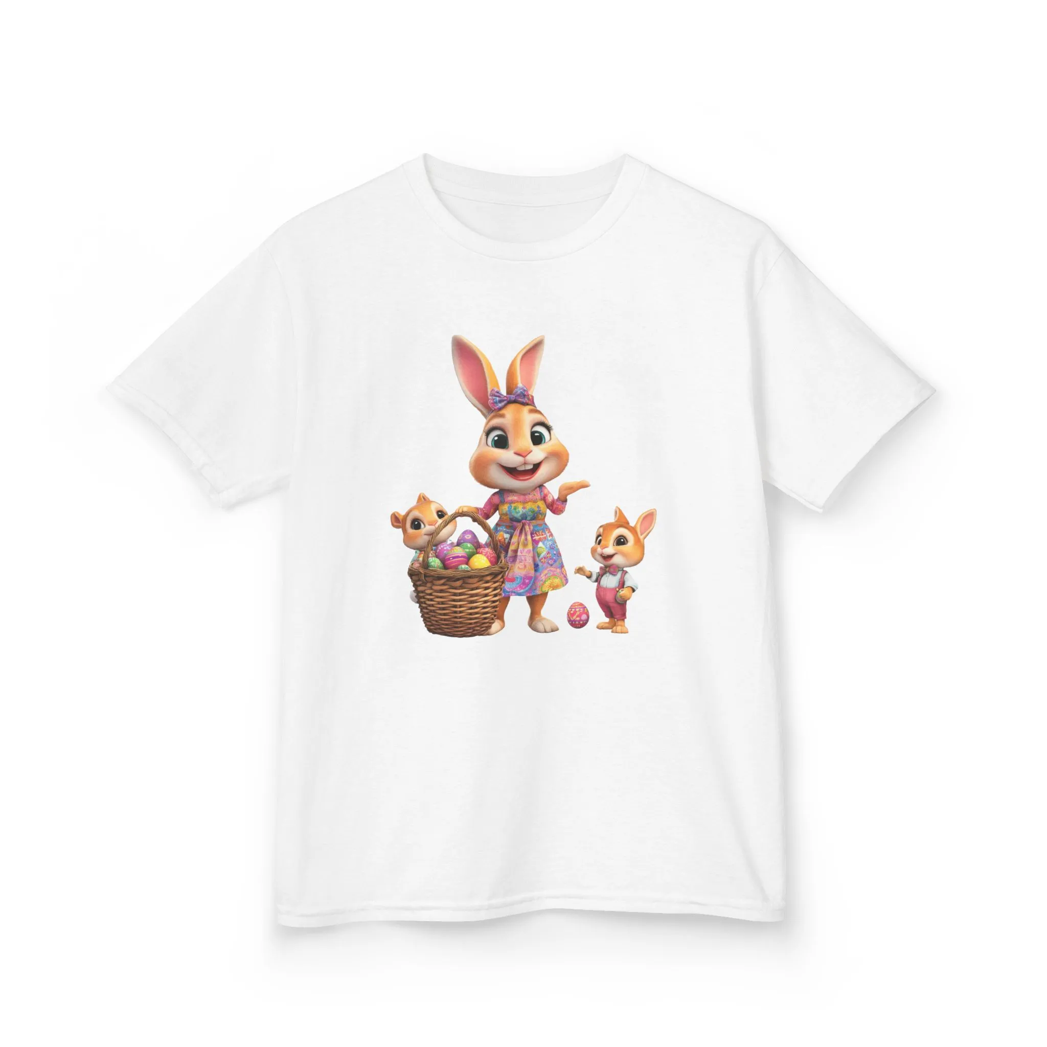 Easter Bunny Kids Tee - Fun and Colorful Heavy Cotton™ Shirt for Spring Celebrations - Image 5
