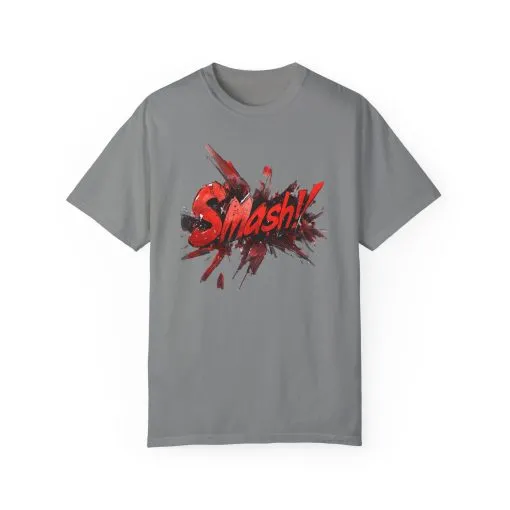 Unisex Smash Graphic T-Shirt – Trendy Casual Wear for Game Lovers