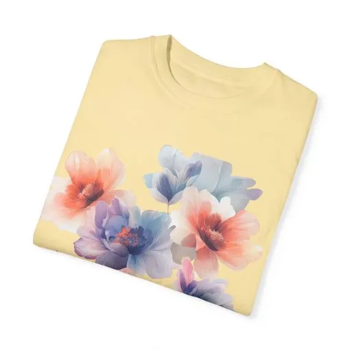 Floral Print Unisex T-Shirt - Perfect for Spring and Casual Occasions - Image 10