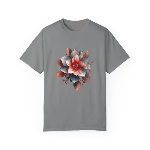 Botanical Floral Unisex Garment-Dyed T-shirt - Perfect for Nature Lovers - Image 29