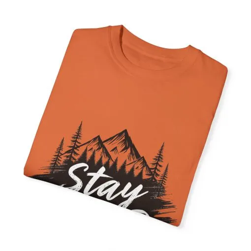 Stay Wild Unisex Garment-Dyed T-Shirt for Adventure Lovers - Image 26