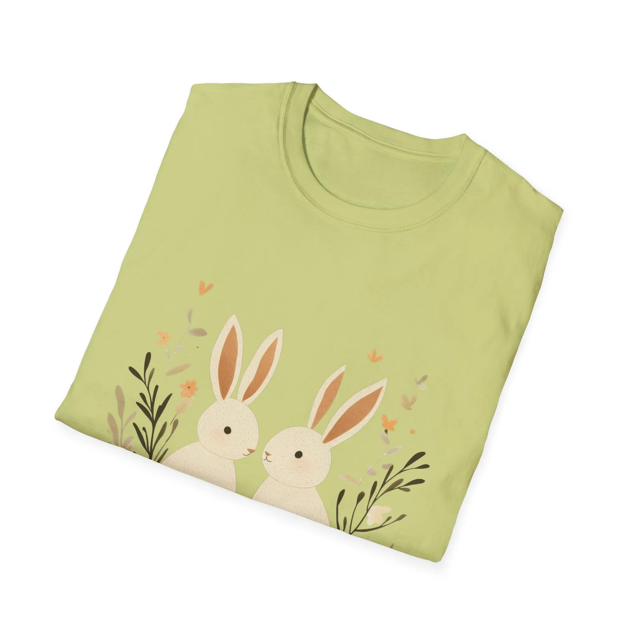 Easter Bunny Graphic Unisex Softstyle T-Shirt - Image 22