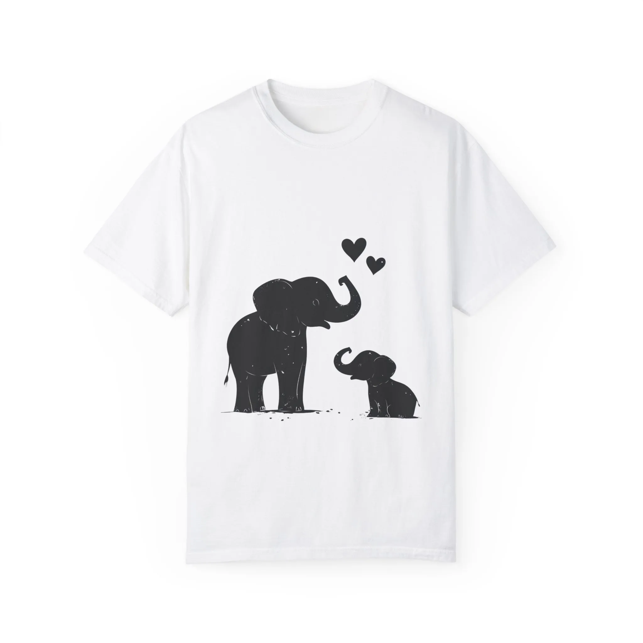 Heartwarming Elephant Love Unisex T-Shirt - Image 5