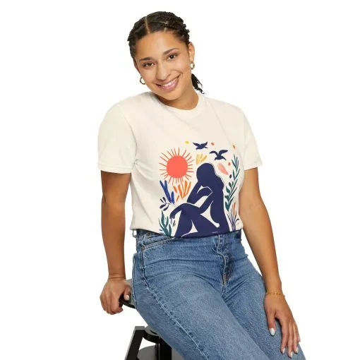 Eco-Friendly Unisex Graphic T-Shirt - Nature-Inspired Design for Mindfulness - Image 8
